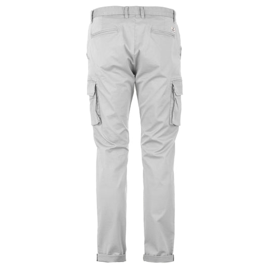 Gray Cotton Jeans & Pant