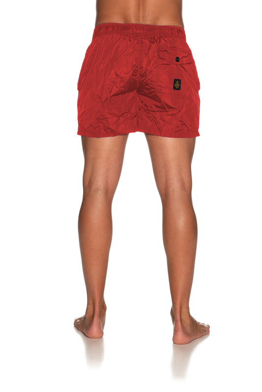 Red Nylon Swimwear