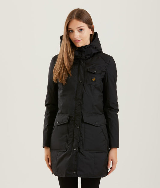 Black Polyamide Jackets & Coat